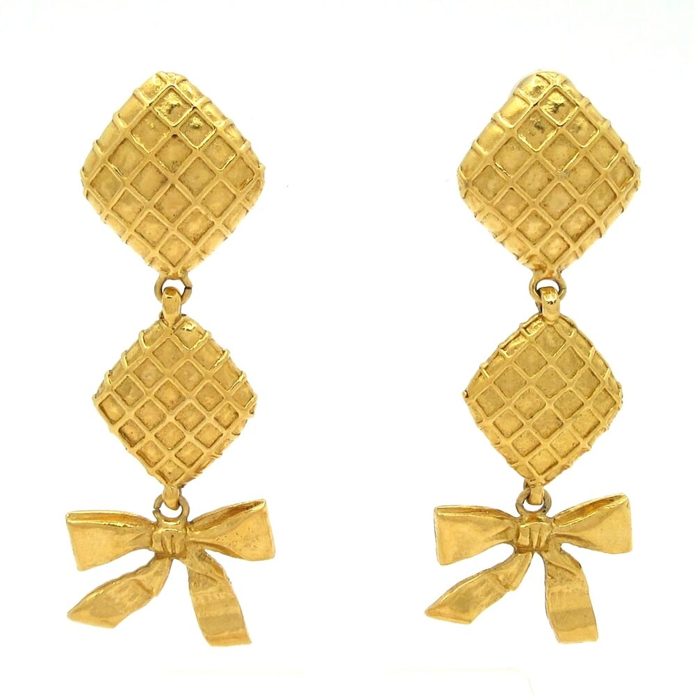 Chanel Clip On Earrings